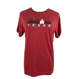 Ironman Texas Womens T-Shirt‎ Red Memorial Hermann Size XL